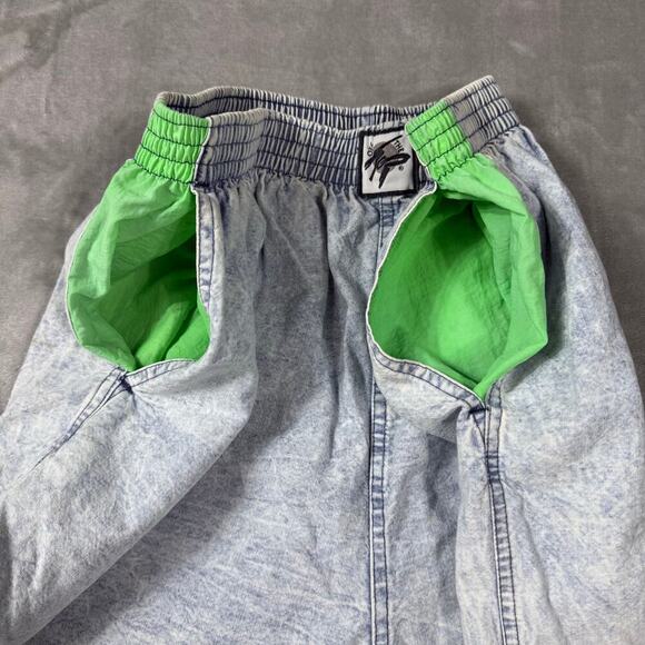 Vintage Off the Top Shorts XL Chambray Stonewash Cotton USA - Picture 4 of 9